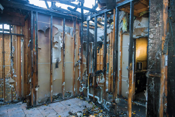 Professional Soot Cleanup technician working in Pottstown, PA